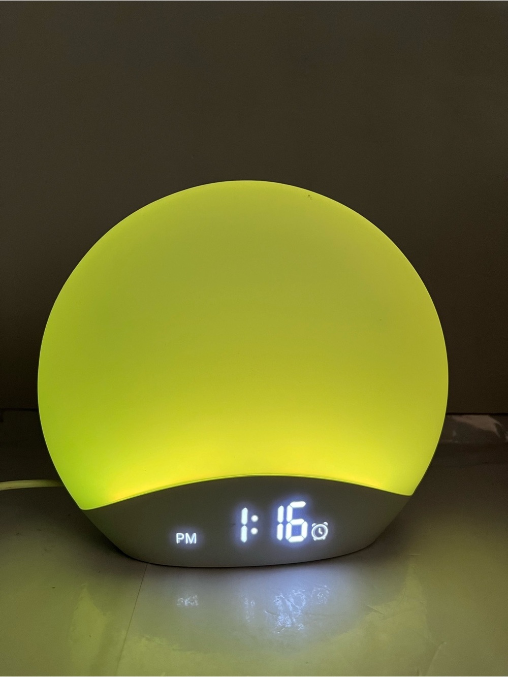 Reacher R7 Sound Machine with Night Light Sunrise Alarm Clock (1C1)